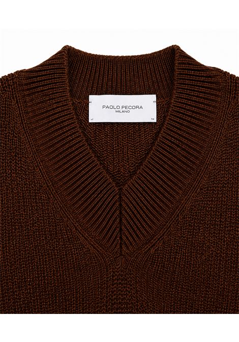Gilet con scollo a V PAOLO PECORA KIDS | PP4401WENG